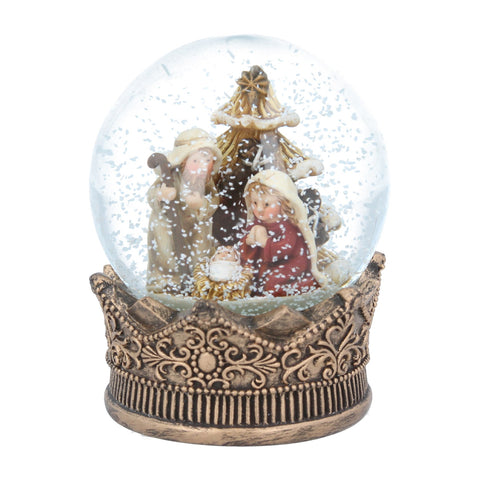 Snow Dome Nativity Scene