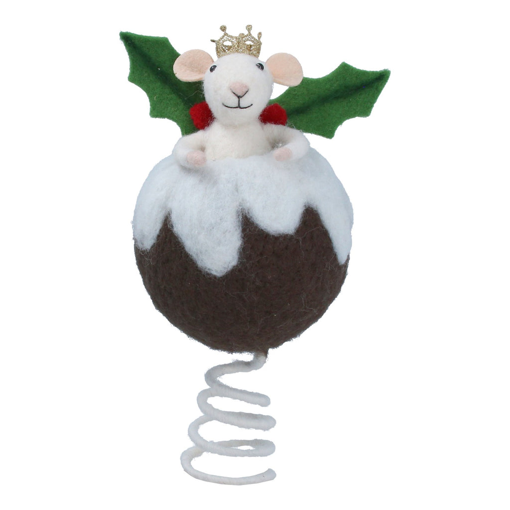 Mouse Felt Tree Topper