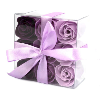 Box of 9 soap roses