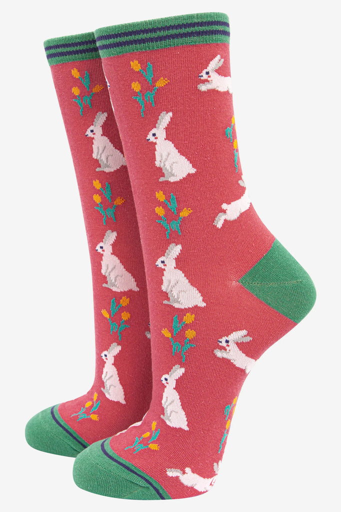 Bunny Ladies Bamboo Socks