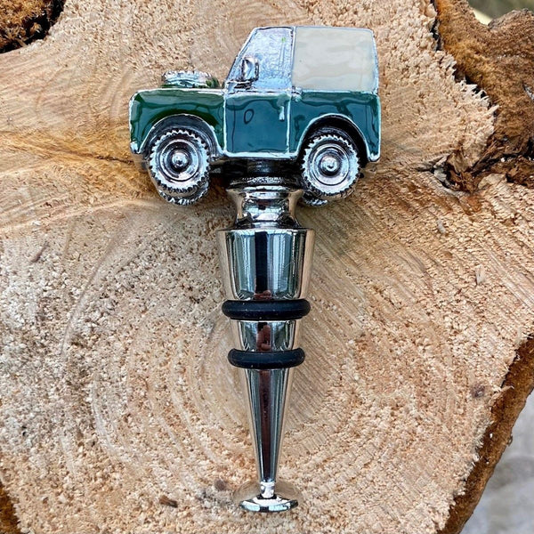 Green Vintage 4 x 4 Bottle Stopper