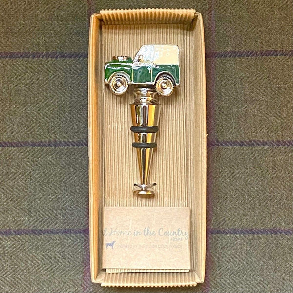 Green Vintage 4 x 4 Bottle Stopper