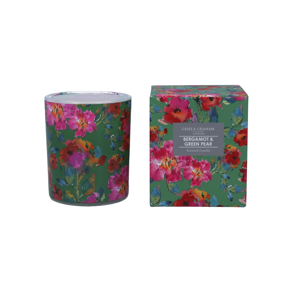 Scented Candle Bergamot Green Pear Hibiscus