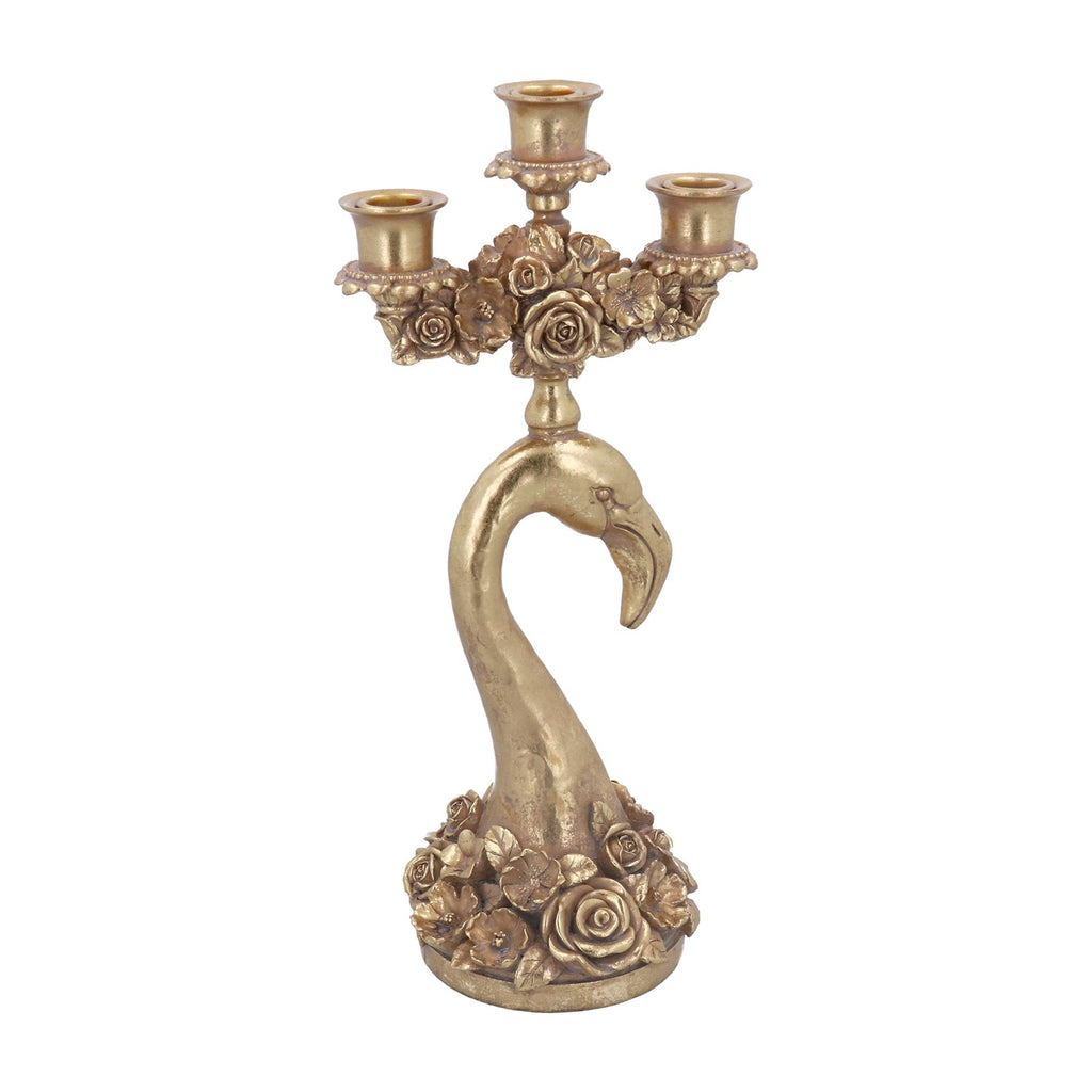 Flamingo Head Candelabra