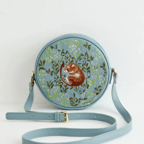 Dormouse Blue Circle Handbag - Chloe Giordano