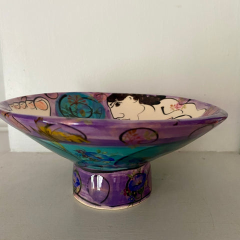 Small Purple Bowl by Karen Atherley