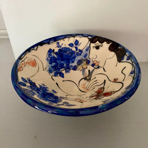 Small Blue Bowl by Karen Atherley