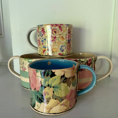 Small Floral Mug  By Virginia Graham