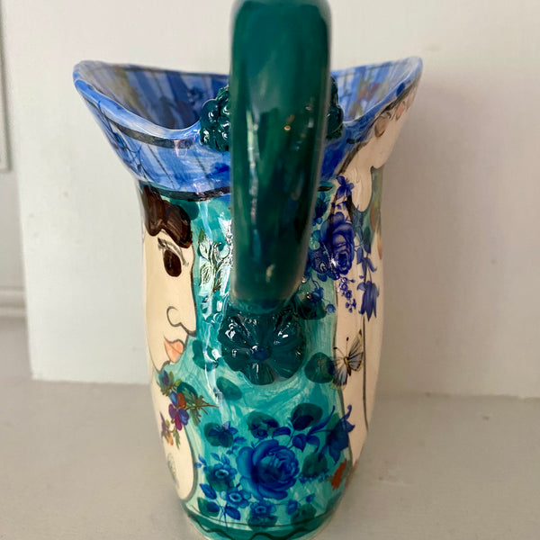 Small Blue Jug by Karen Atherley