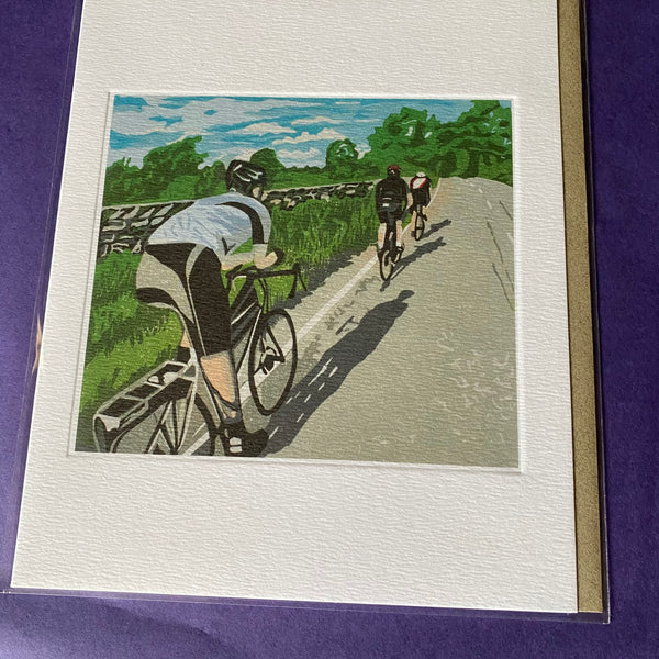 Cards - Cycling, woods, runners