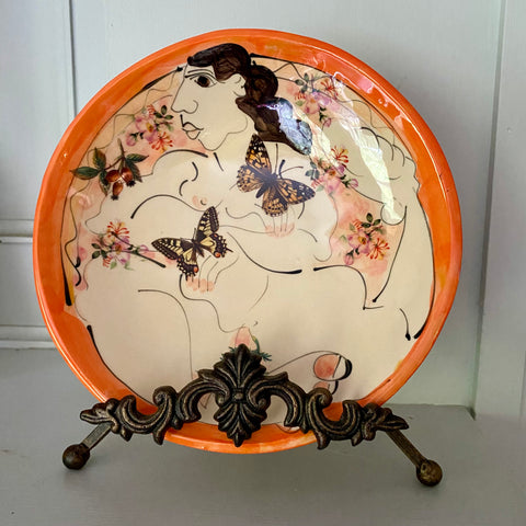 Orange Dish by Karen Atherley