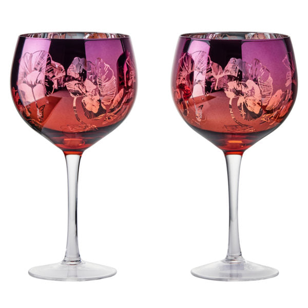 Rose Bloom Gin Glass