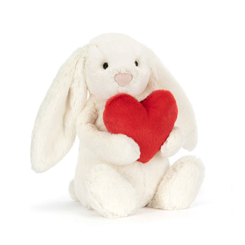 Bashful Red Heart Bunny