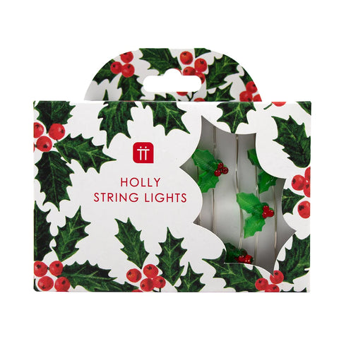 Holly String Lights