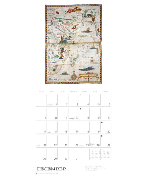 Wall Calendar 2025 Antique Maps