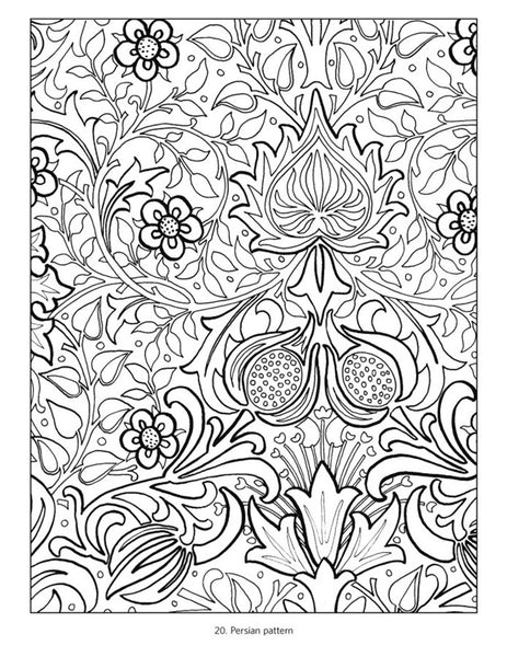 William Morris Colouring book – May's Parlour