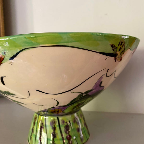 Medium Green Bowl by Karen Atherley