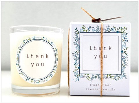 Thank you Candle - Fresh Linen