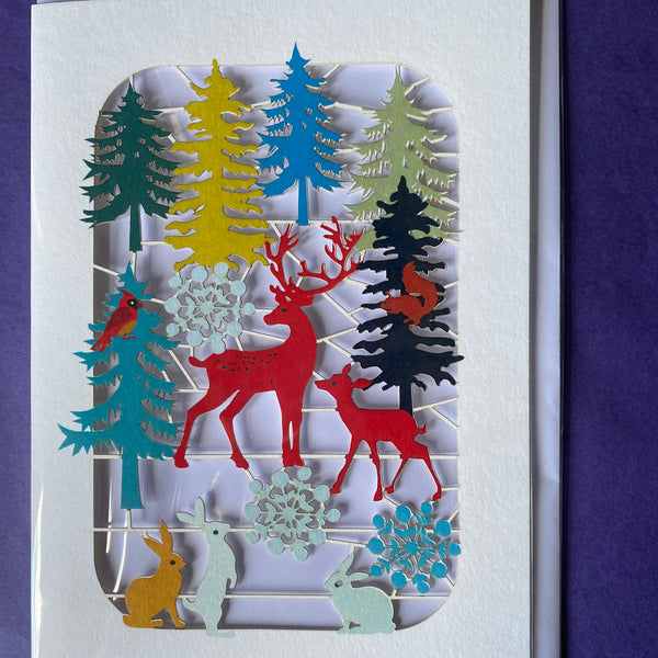 Christmas Cards - Laser Cut Selection B