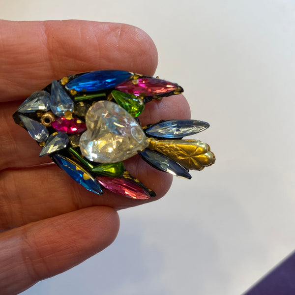 Vintage Style Fish Brooch