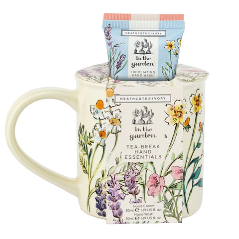 Garden Mug with hand cream and wash