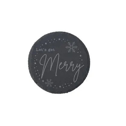 Christmas Slate Coaster