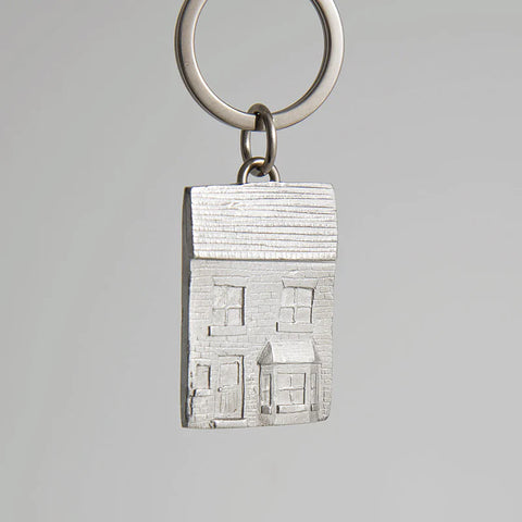 House Key ring Pewter