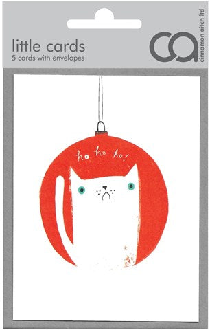 Ho Ho Ho Cat - Christmas Card Pack