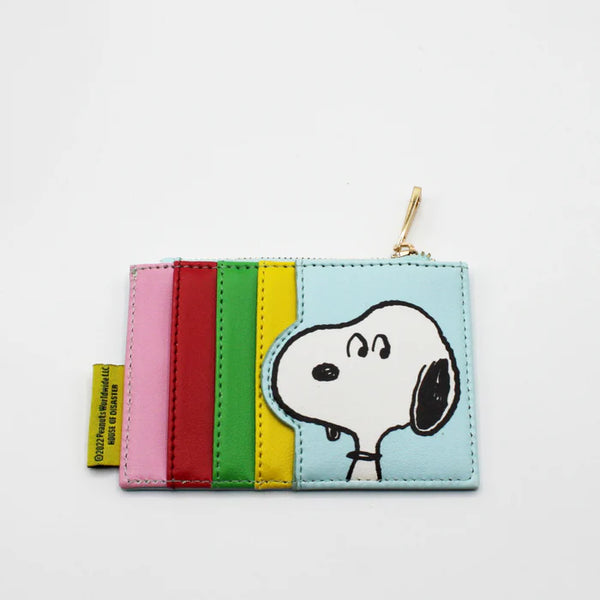 Snoopy Peanuts Zip Purse - Be Happy