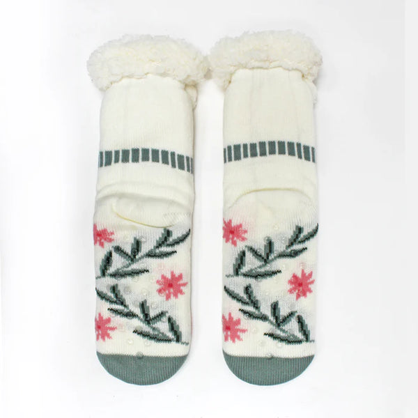 Cosy Polar Bear Winter Slipper Socks