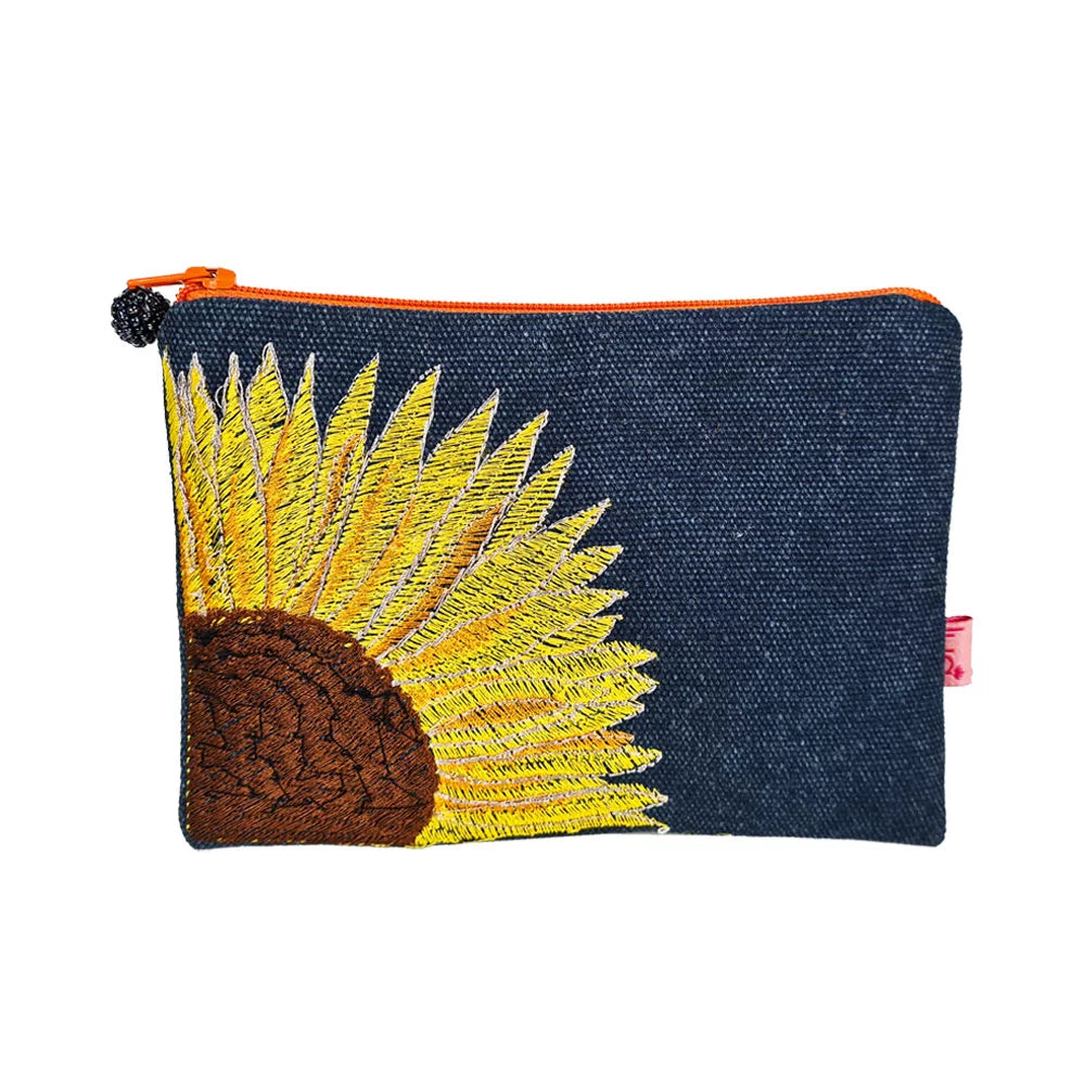 Denim Sunflower Purse