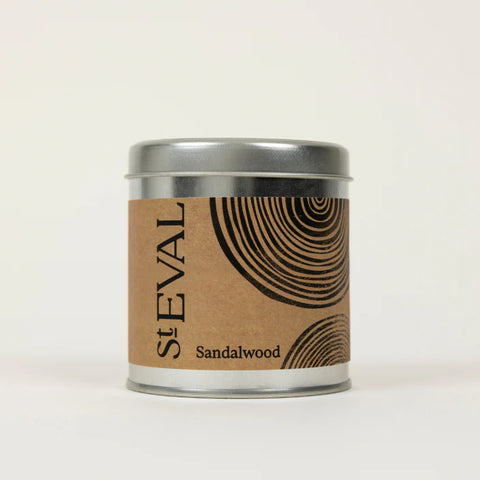 Sandalwood Tin Candle - St Eval