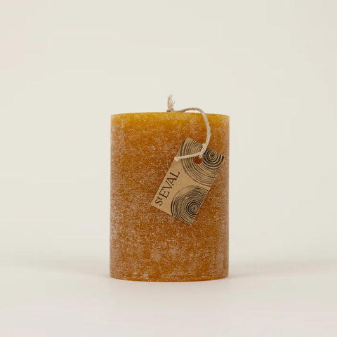 Sandalwood Pillar Candle - St Eval