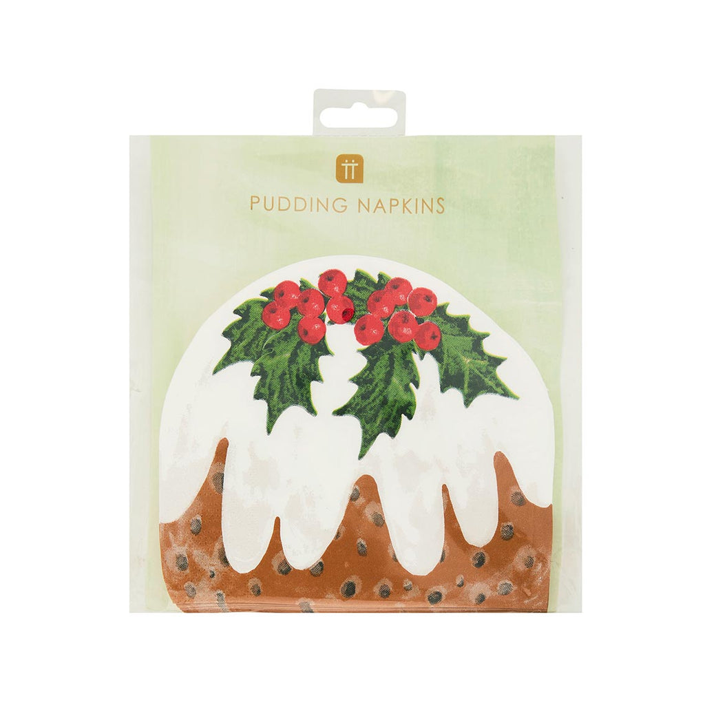 Christmas Pudding Napkins