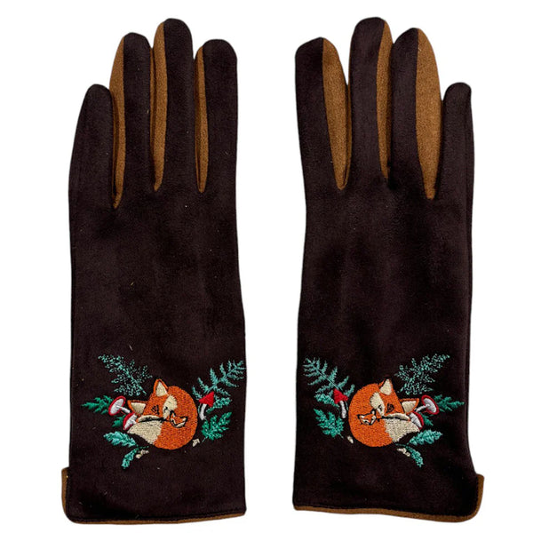 Fox and cub Gloves