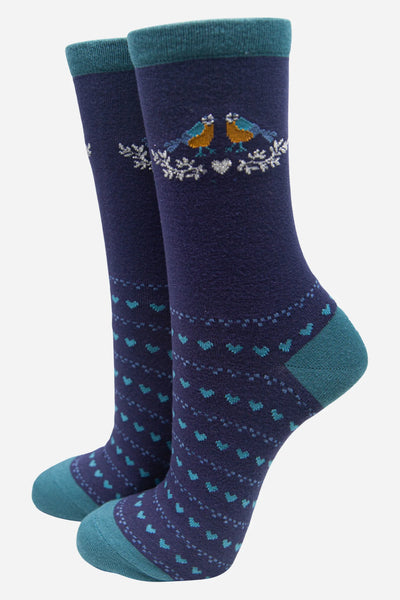 Garden Bird Ladies Bamboo Socks – May's Parlour