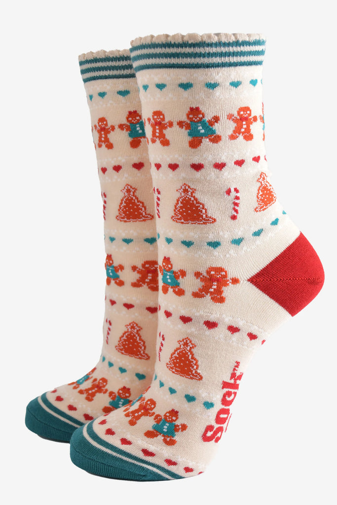 Women's Gingerbread Bamboo Socks