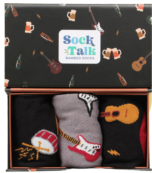 Men's Box of 3 Socks - Musical