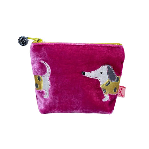 Sausage Dog Mini Purse - pink