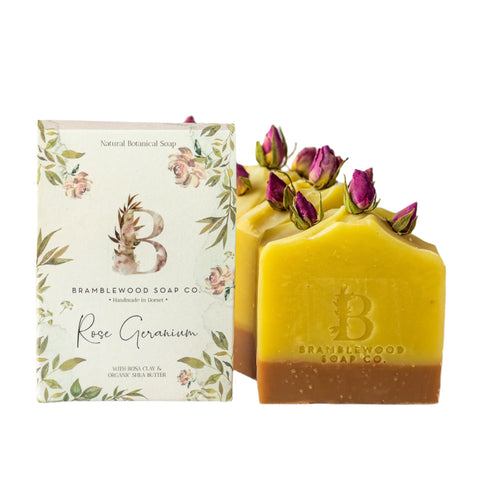 Bramblewood Rose Geranium Hand Made Soap