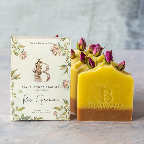 Bramblewood Rose Geranium Hand Made Soap