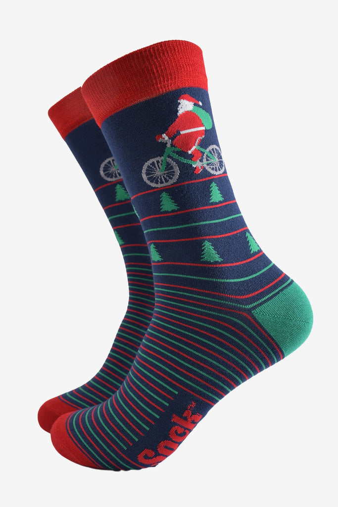 Men's Santa Cyclist Socks