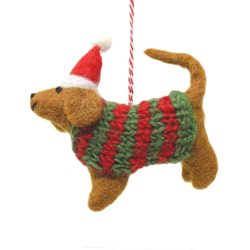 Felt Dog in a Jumper