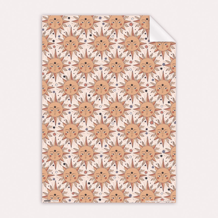 Sun Wrapping Paper