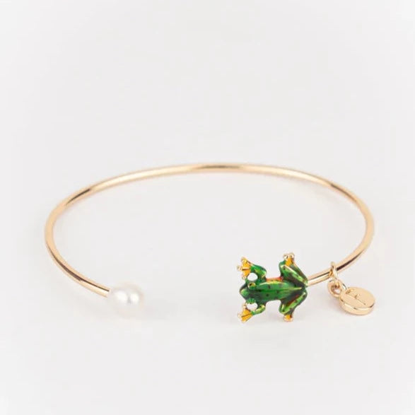 Frog Enamel Bangle