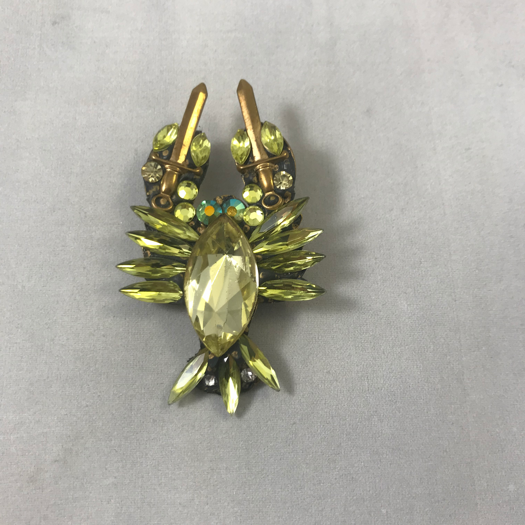 Vintage Style Brooch  - Lobster