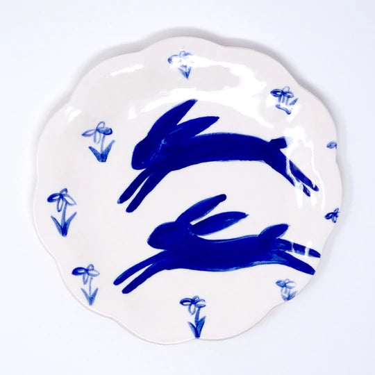 Snowdrop Hare Plate - Small