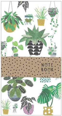 Little notebook - pot plants