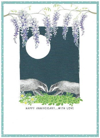 Cards - Anniversary Badger