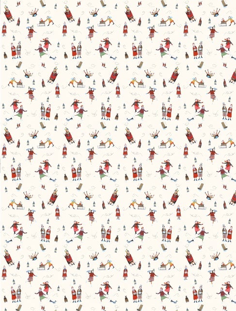 Winter Fun Christmas Gift Wrapping Paper